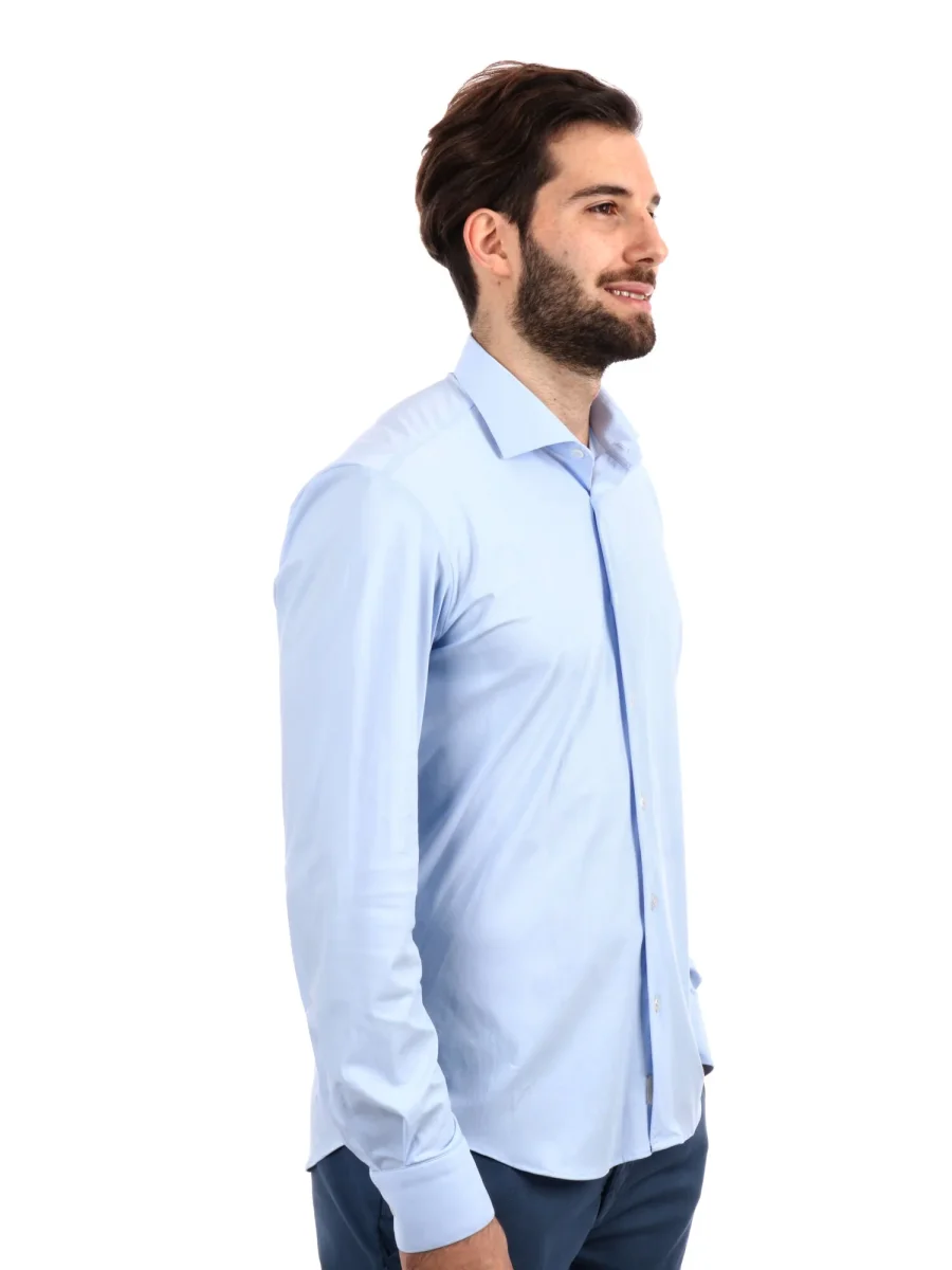CAMICIA TECNICA FB UOMO CELESTE - immagine 9