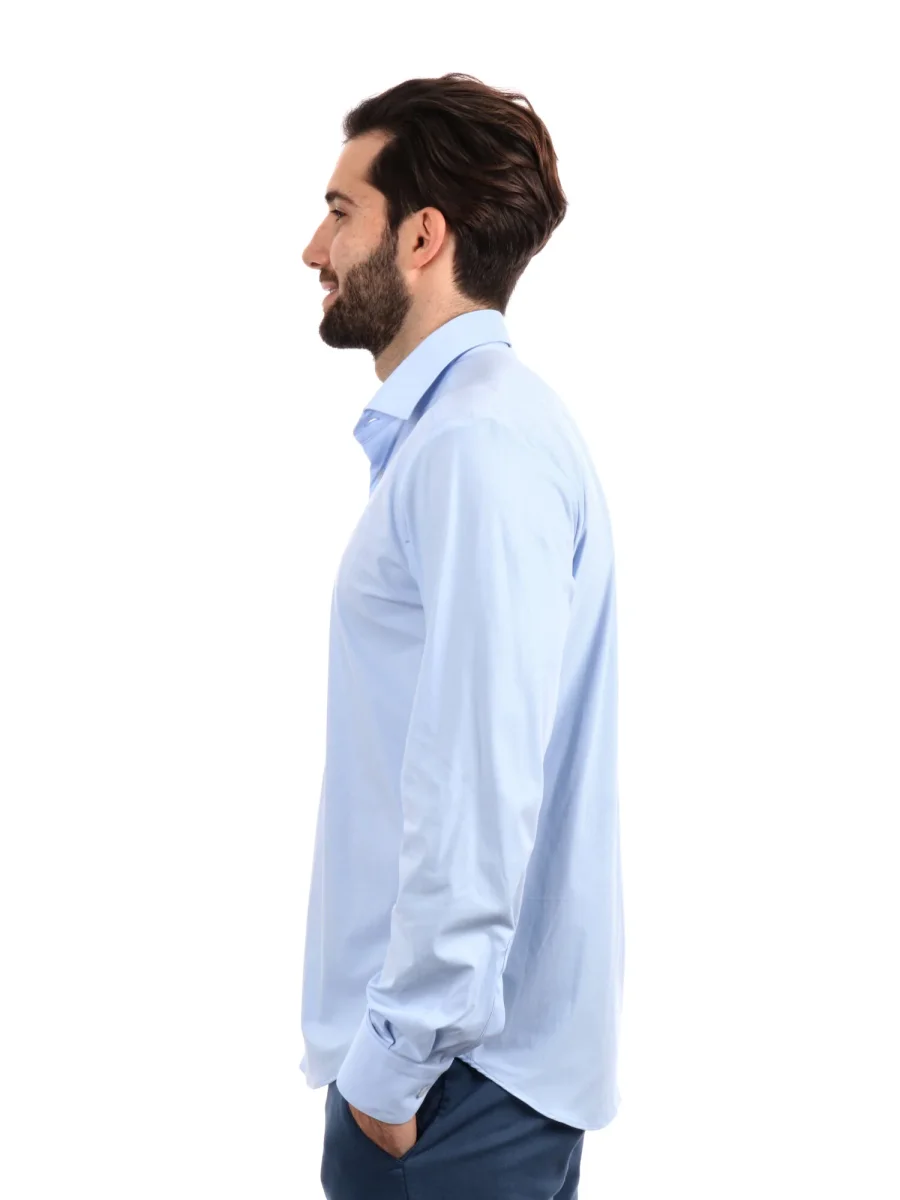 CAMICIA TECNICA FB UOMO CELESTE - immagine 4