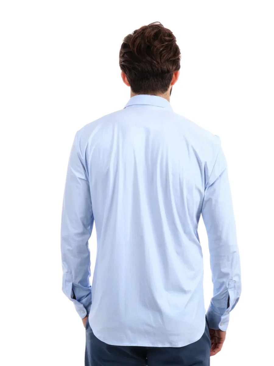 CAMICIA TECNICA FB UOMO CELESTE - immagine 6