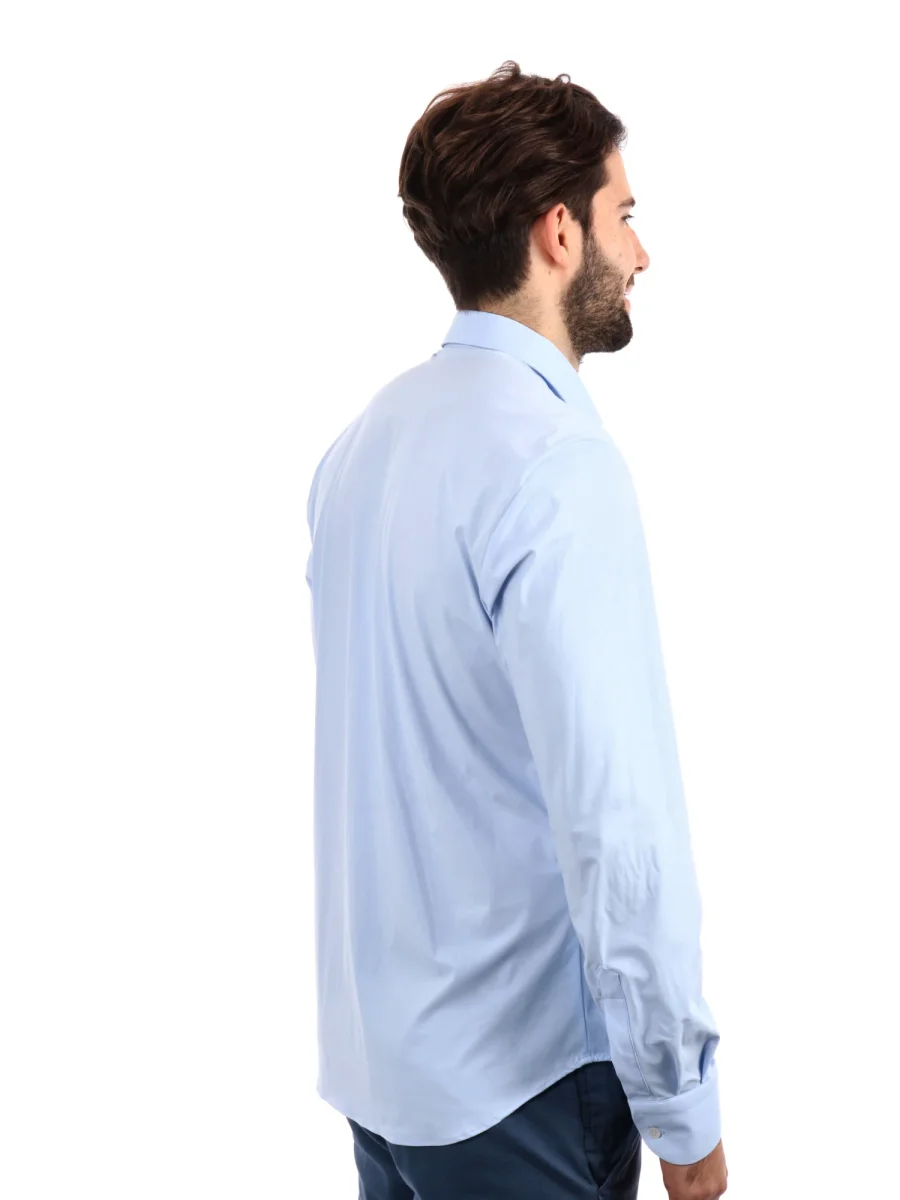 CAMICIA TECNICA FB UOMO CELESTE - immagine 7