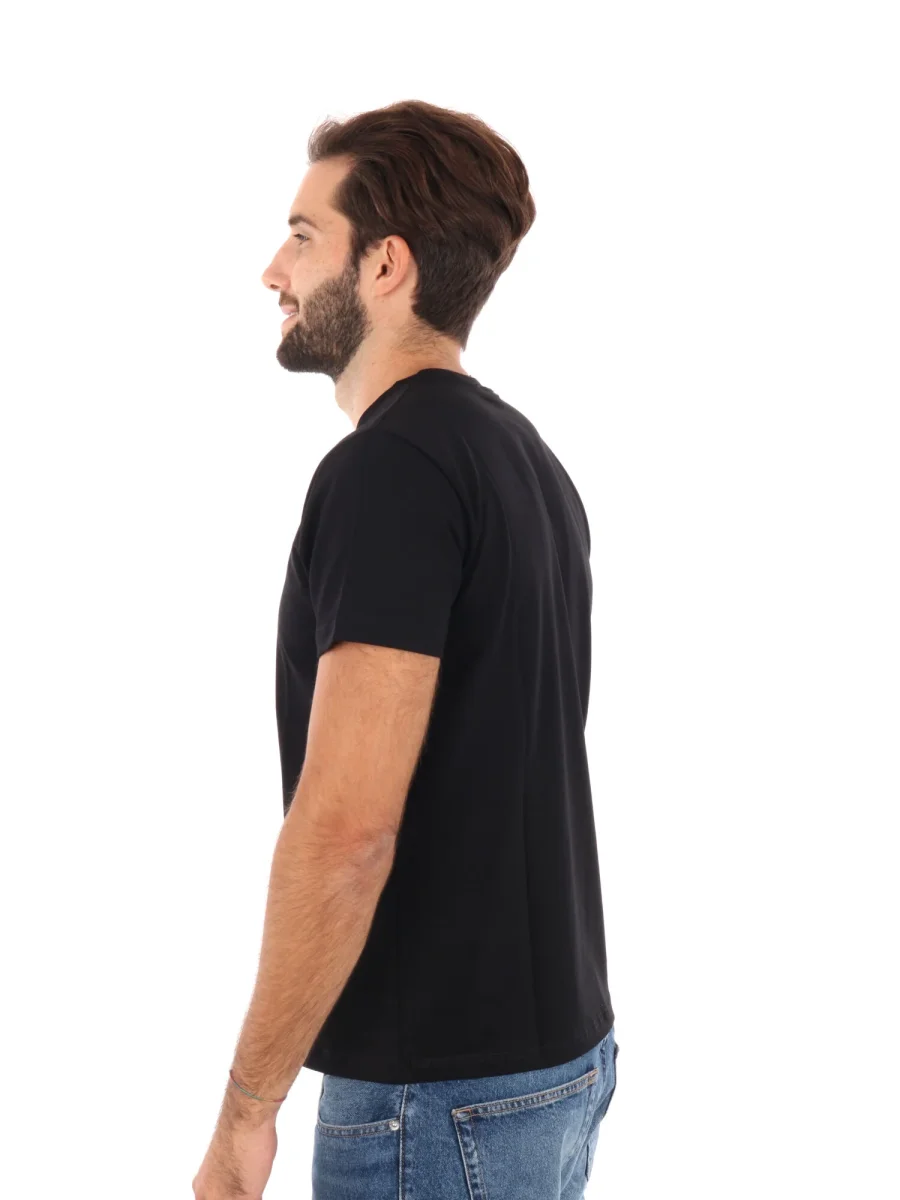 T-SHIRT PRATI FB DA UOMO NERO - immagine 4
