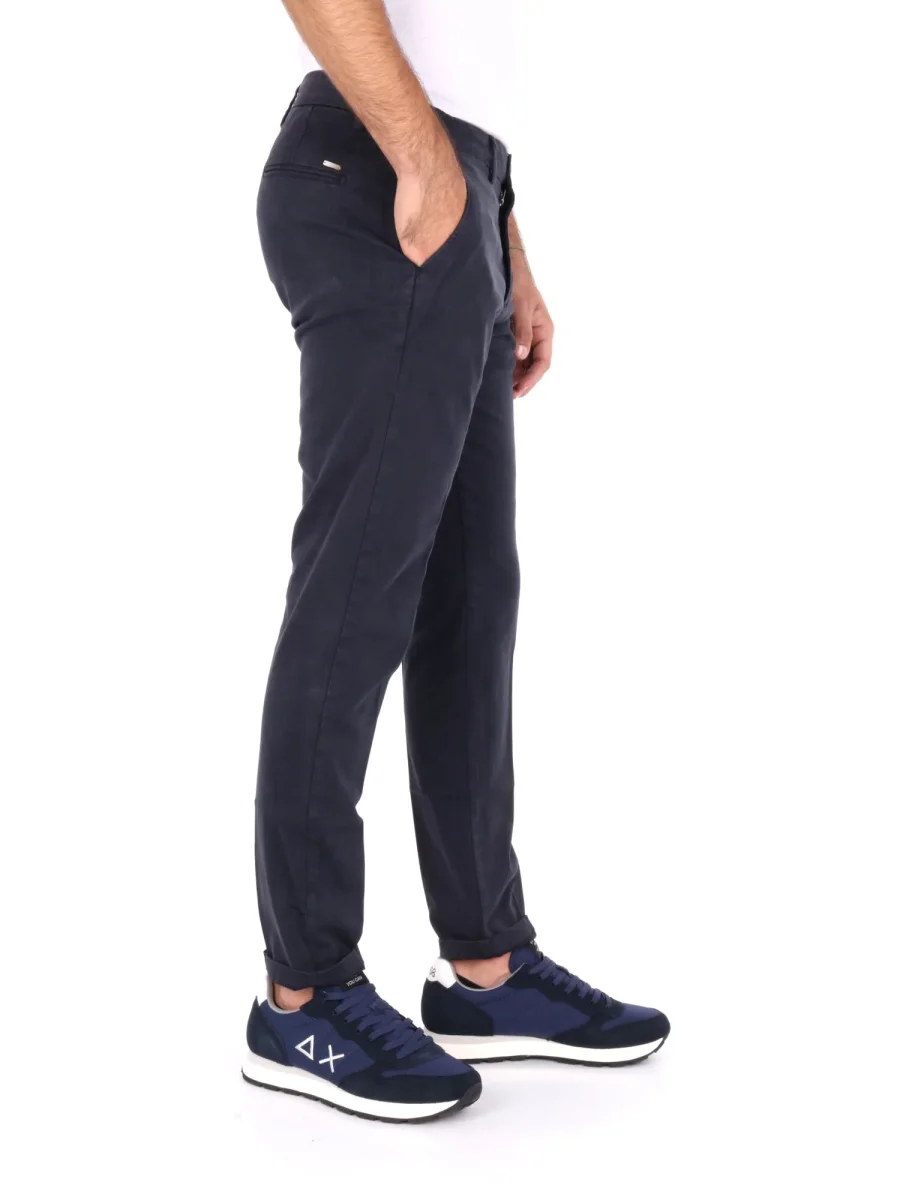 PANTALONE CHINO GIANNI LUPO UOMO BLU - immagine 8