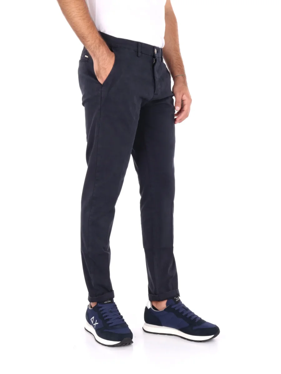 PANTALONE CHINO GIANNI LUPO UOMO BLU - immagine 9