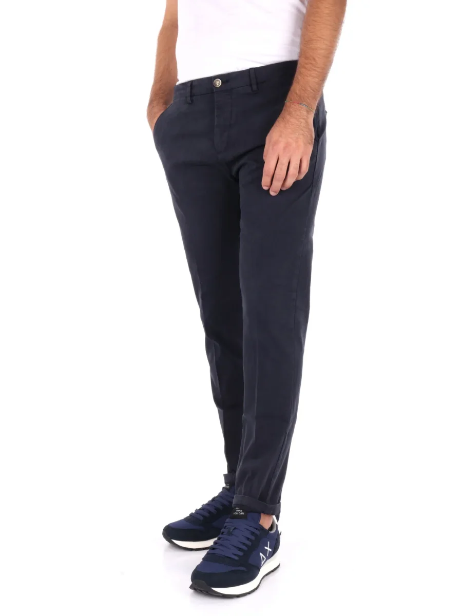 PANTALONE CHINO GIANNI LUPO UOMO BLU - immagine 3