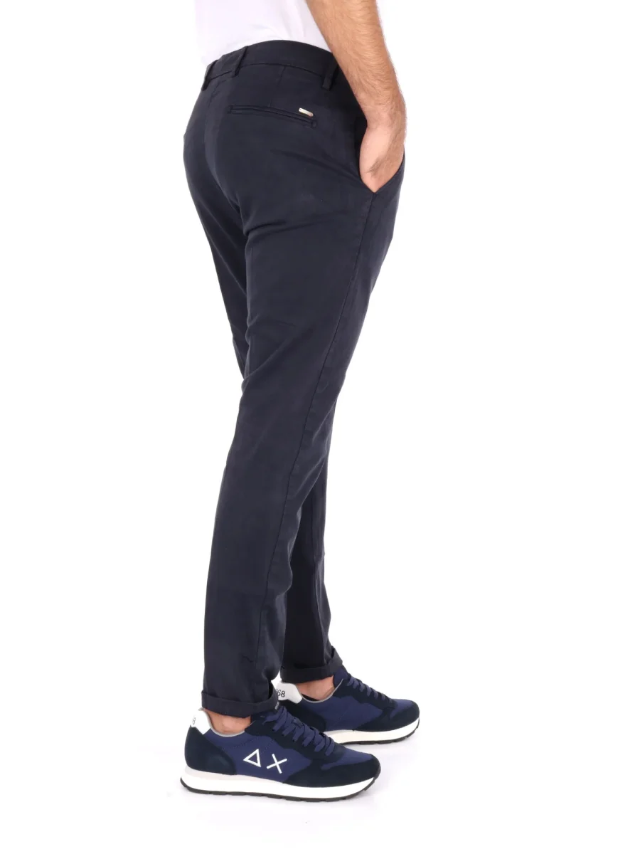 PANTALONE CHINO GIANNI LUPO UOMO BLU - immagine 7