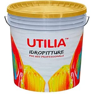 UTILIA IDROPITTURA LAVABILE TRASPIRANTE ANTIMUFFA COLORE BIANCO 14 L