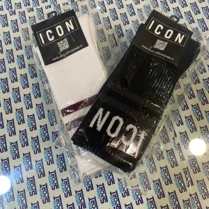 CALZINO SPUGNA CON LOGO E DOPPIA STRISCIA ICON