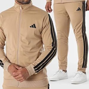 Tuta ADIDAS 3 strisce JX5501 Beige