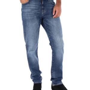 JEANS SLIM ALBERT SIMPLE RE GAS DA UOMO BLU DENIM