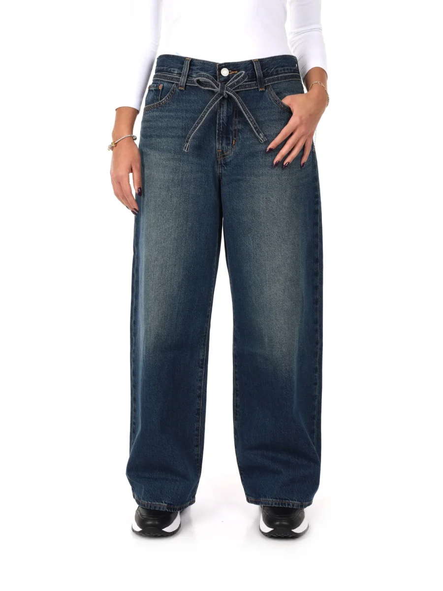JEANS XL STRAIGHT LEVI'S DONNA DENIM SCURO - immagine 2