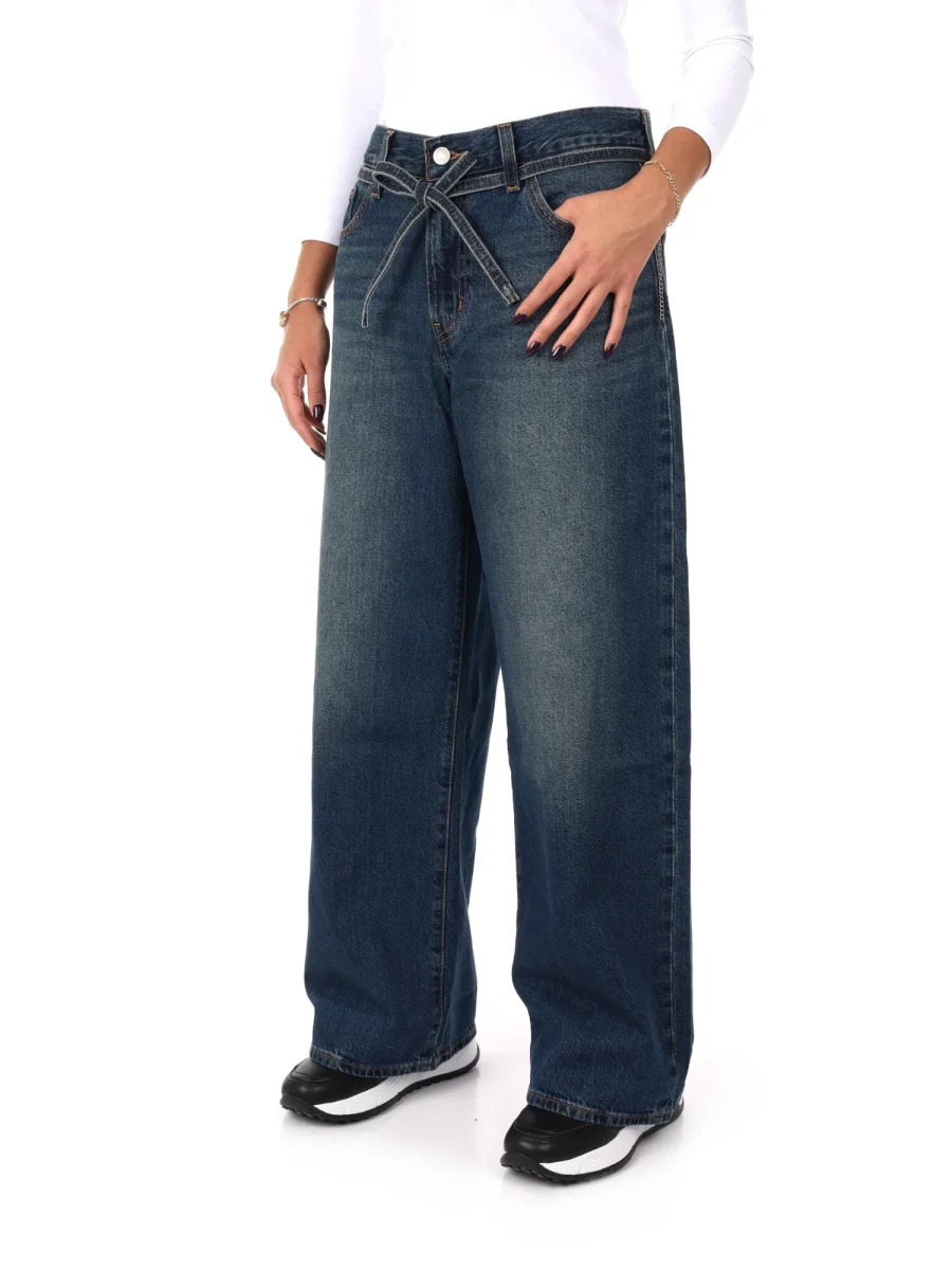 JEANS XL STRAIGHT LEVI'S DONNA DENIM SCURO - immagine 3