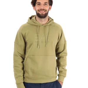 FELPA TRAIN VISIBILITY EA7 EMPORIO ARMANI DA UOMO CEDRO