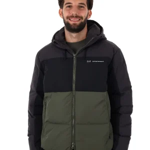 GIUBBINO TRAIN COLOUR BLO EA7 EMPORIO ARMANI DA UOMO NERO VERDE