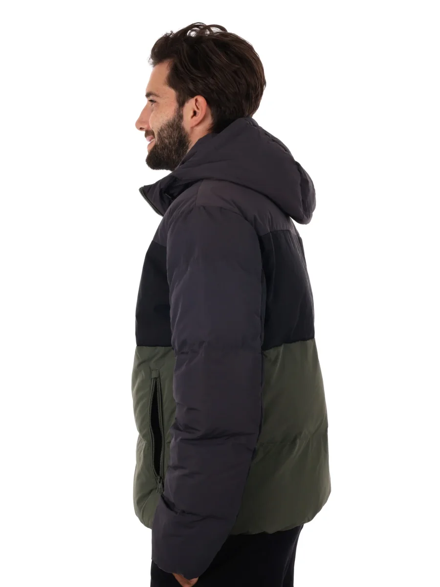 GIUBBINO TRAIN COLOUR BLO EA7 EMPORIO ARMANI DA UOMO NERO VERDE - immagine 4