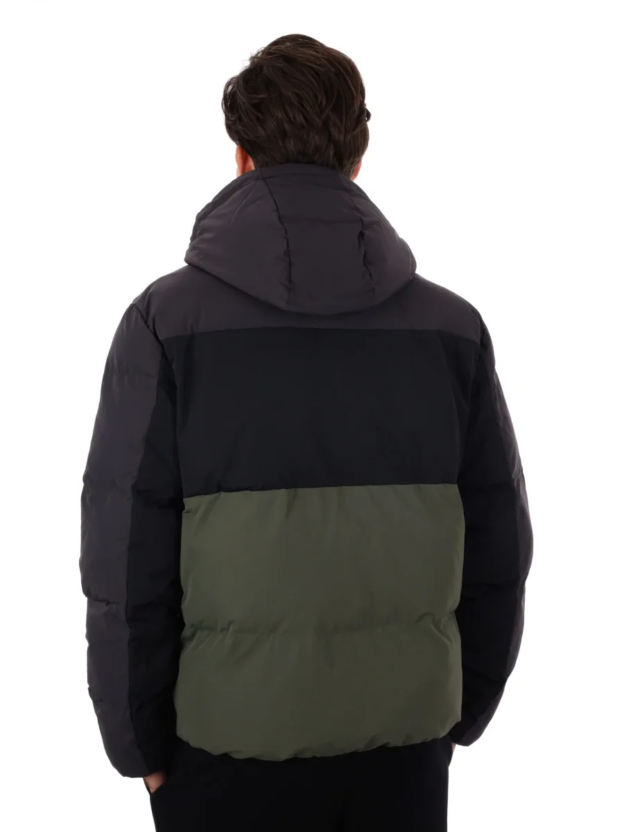 GIUBBINO TRAIN COLOUR BLO EA7 EMPORIO ARMANI DA UOMO NERO VERDE - immagine 5