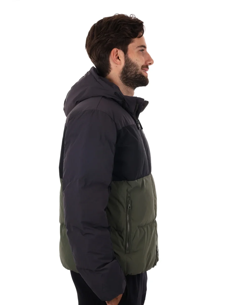 GIUBBINO TRAIN COLOUR BLO EA7 EMPORIO ARMANI DA UOMO NERO VERDE - immagine 8