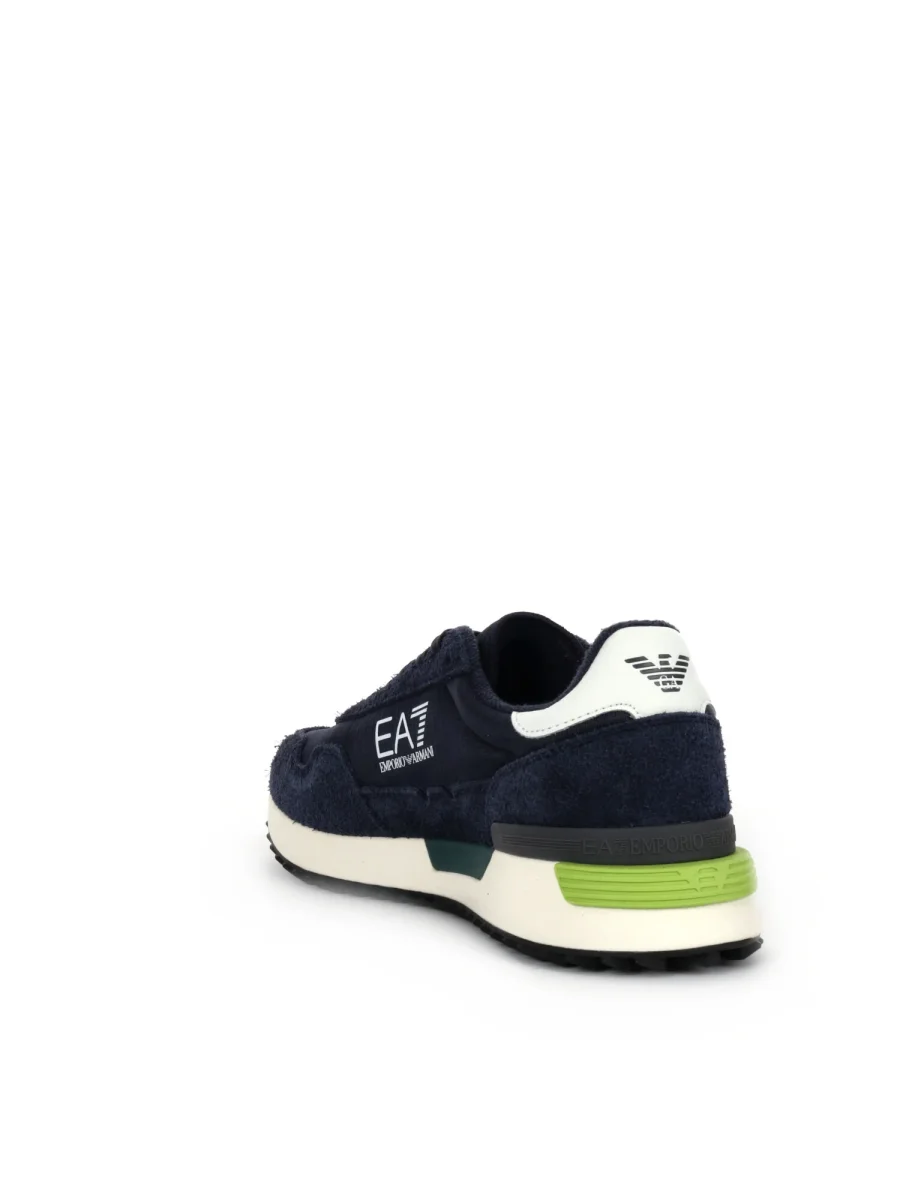 SNEAKERS VINTAGE EA7 EMPORIOA RMANI DA UOMO BLU - immagine 7