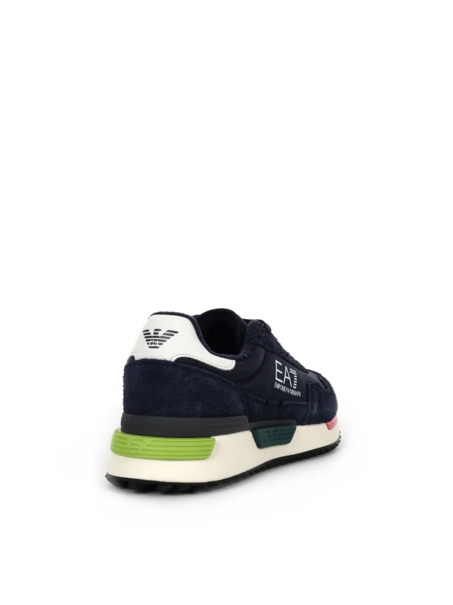 SNEAKERS VINTAGE EA7 EMPORIOA RMANI DA UOMO BLU - immagine 9