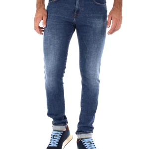 JEANS SLIM ALBERT PLUS GAD DA UOMO BLU DENIM