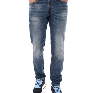 JEANS TAPERED GAS DA UOMO DENIM SLAVATO