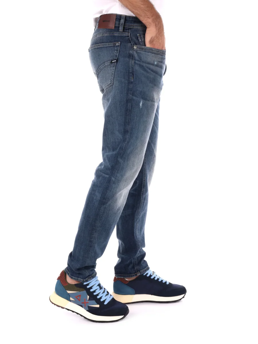 JEANS TAPERED GAS DA UOMO DENIM SLAVATO - immagine 8