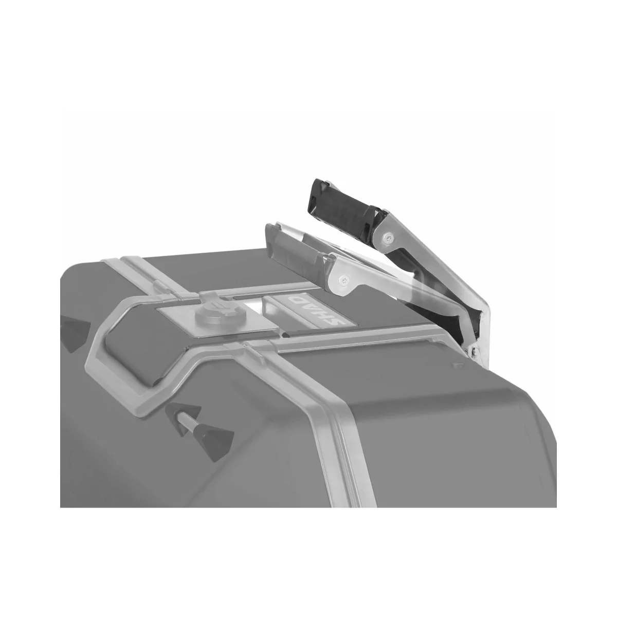 Bauletto alluminio SHAD TR55 TERRA PURE BLACK - immagine 6