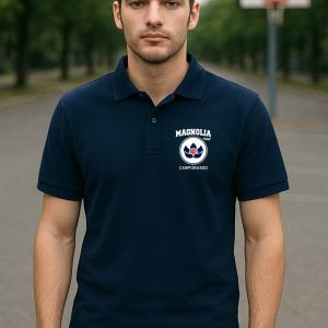 POLO MAGNOLIA BASKET UNISEX BLU