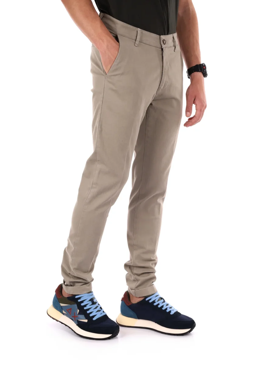 PANTALONE BING FB DA UOMO BEIGE - immagine 2