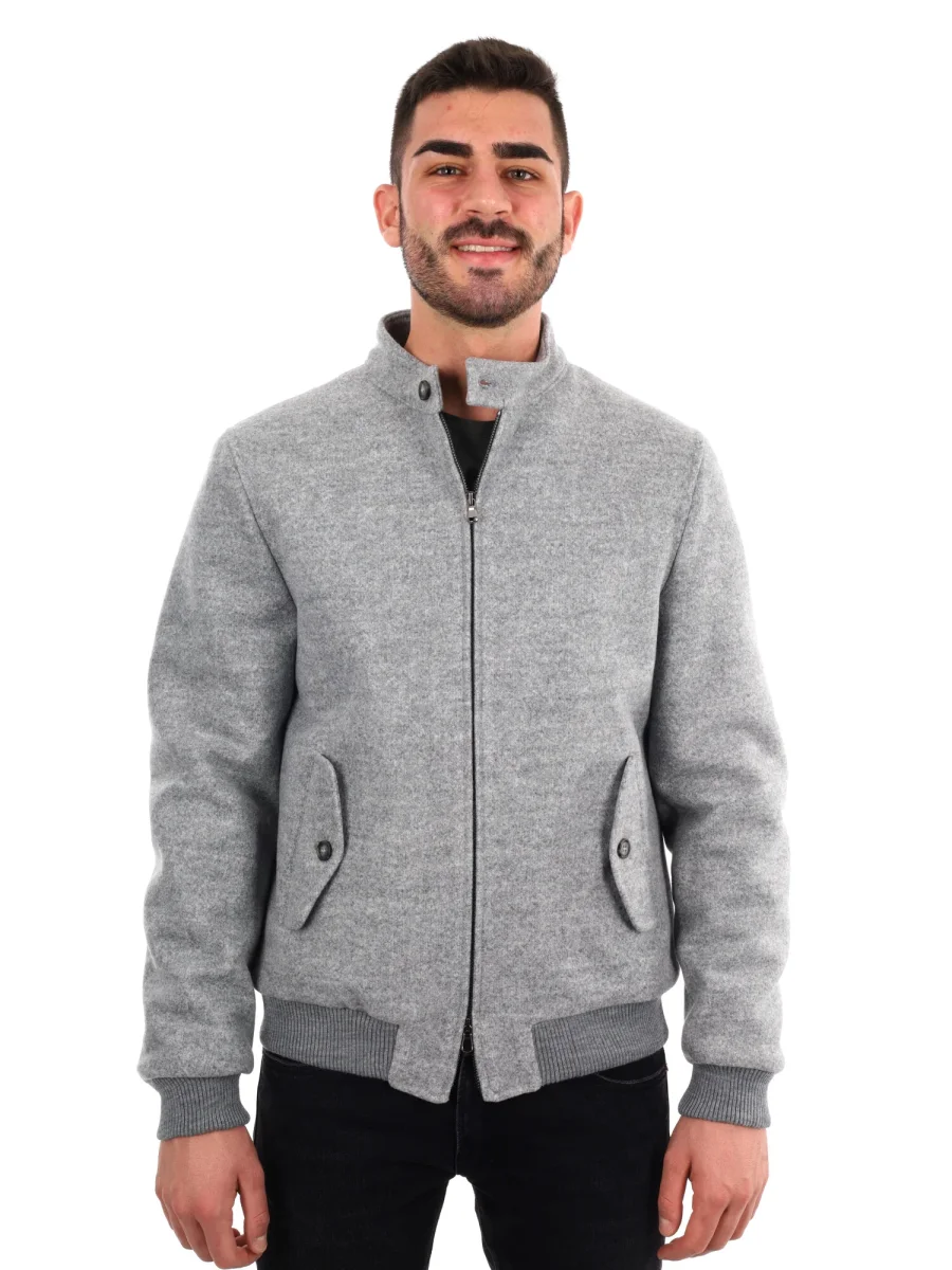 GIUBBINO IN PANNO FB DA UOMO GRIGIO