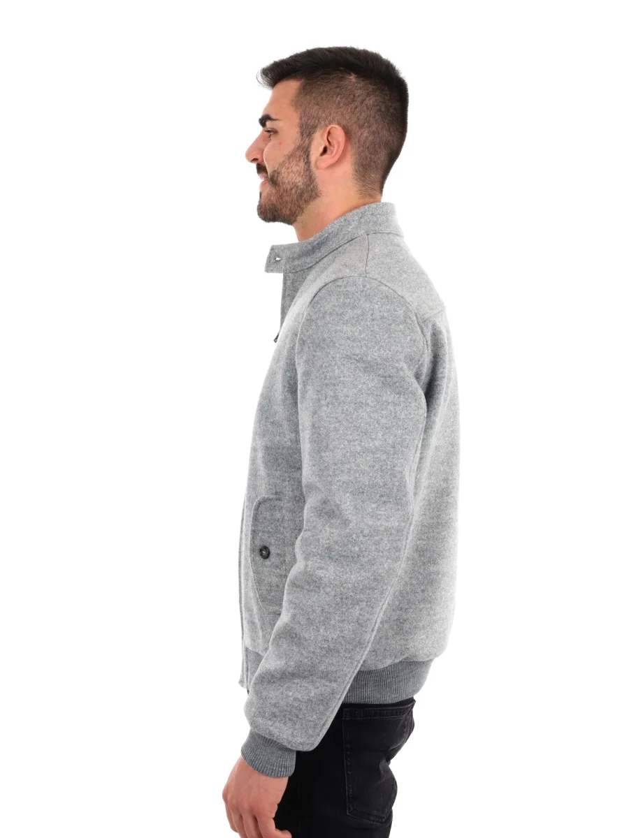 GIUBBINO IN PANNO FB DA UOMO GRIGIO - immagine 4
