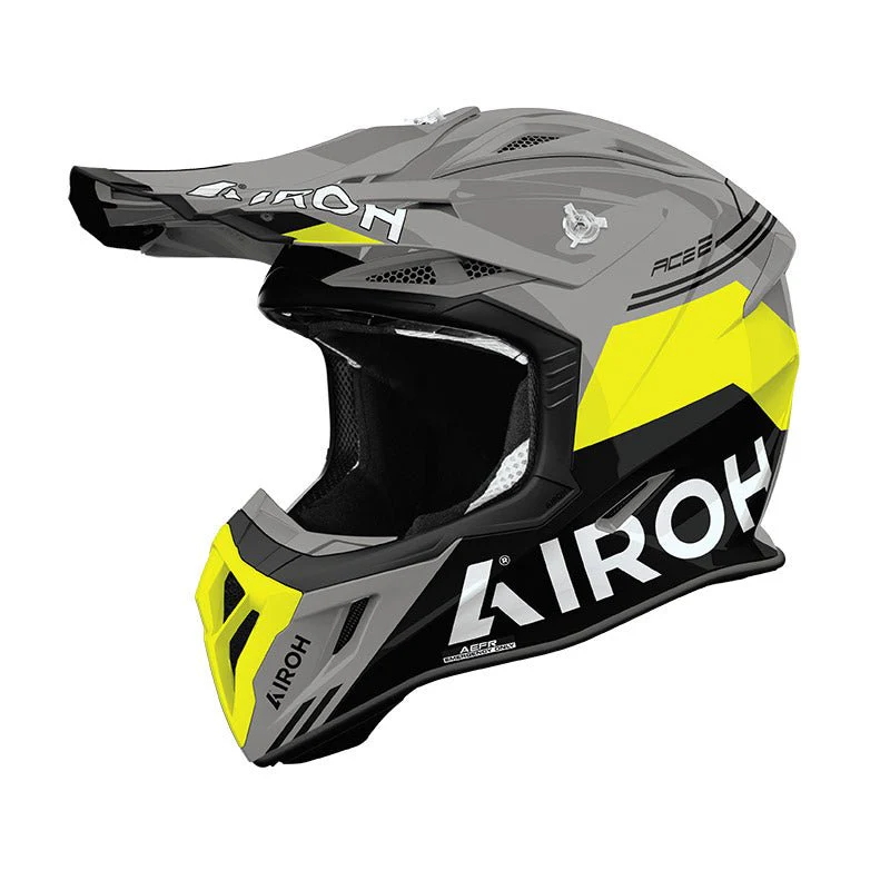 Casco Airoh Aviator Ace 2 Fury Yellow Gloss - immagine 2