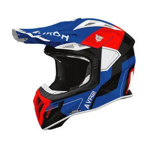 Casco Airoh Aviator Ace 2 Shield Blue/Red Gloss