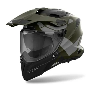 Casco Airoh Commander 2 Reveal verde opaco