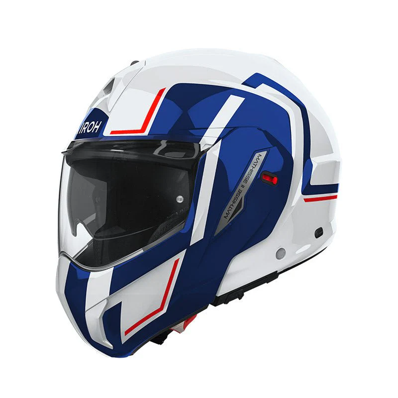 Casco Airoh Mathisse 2 Genius Blue/Red Gloss - immagine 3