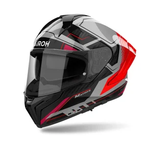 Casco Airoh Matryx Rocket Red Fluo Gloss