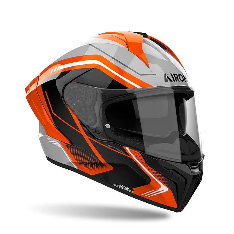 Casco Airoh Matryx Wide Orange Gloss - immagine 3