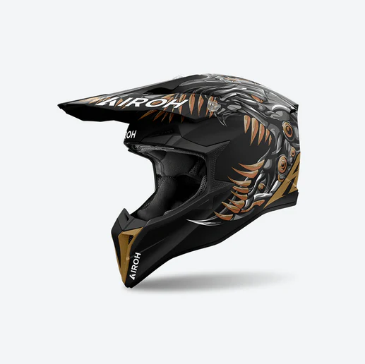 Casco Airoh Wraaap Cyborg Matt - immagine 3