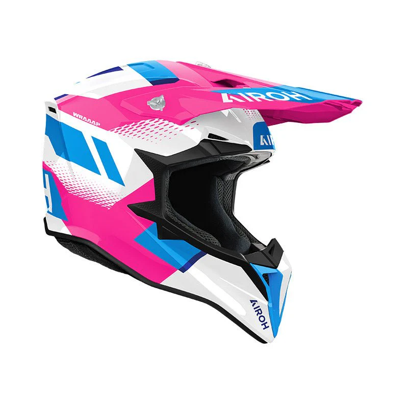 Casco Airoh Wraaap Vision Pink Gloss - immagine 3