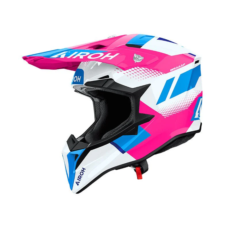 Casco Airoh Wraaap Vision Pink Gloss - immagine 2