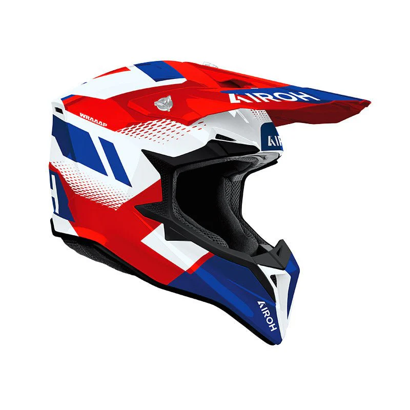 Casco Airoh Wraaap Vision Red/Blue Gloss - immagine 3