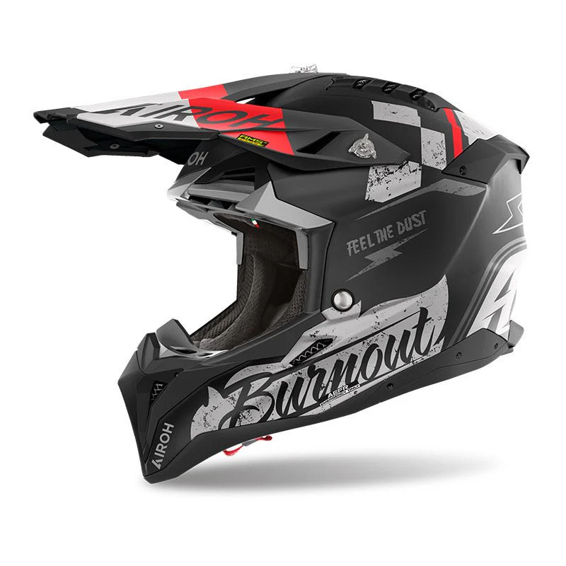 Casco cross Airoh Aviator 3 Burnout opaco - immagine 2