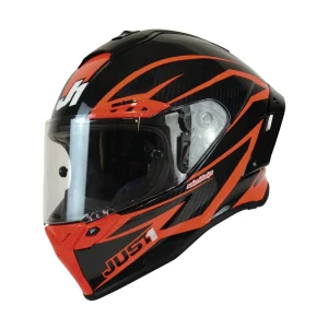 Casco Integrale Just1 J-GPR CYBER RED CARBON GLOSS ECE2206