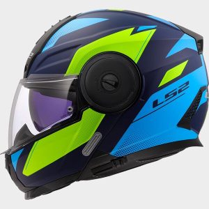 Casco modulare LS2 FF902 Scope 2 DURIA BLUE H-VIS YELLOW