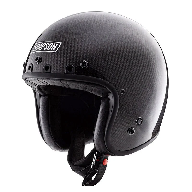 Casco Simpson Chopper Carbon nero - immagine 3
