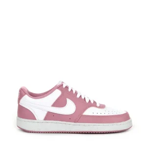 SNEAKERS COURT VISION LOW DONNA BIANCO ROSA