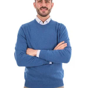 MAGLIA GIROCOLLO FB DA UOMO AVIO