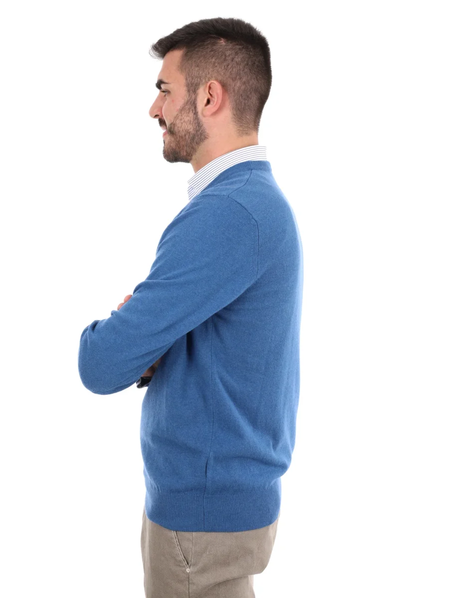 MAGLIA GIROCOLLO FB DA UOMO AVIO - immagine 4