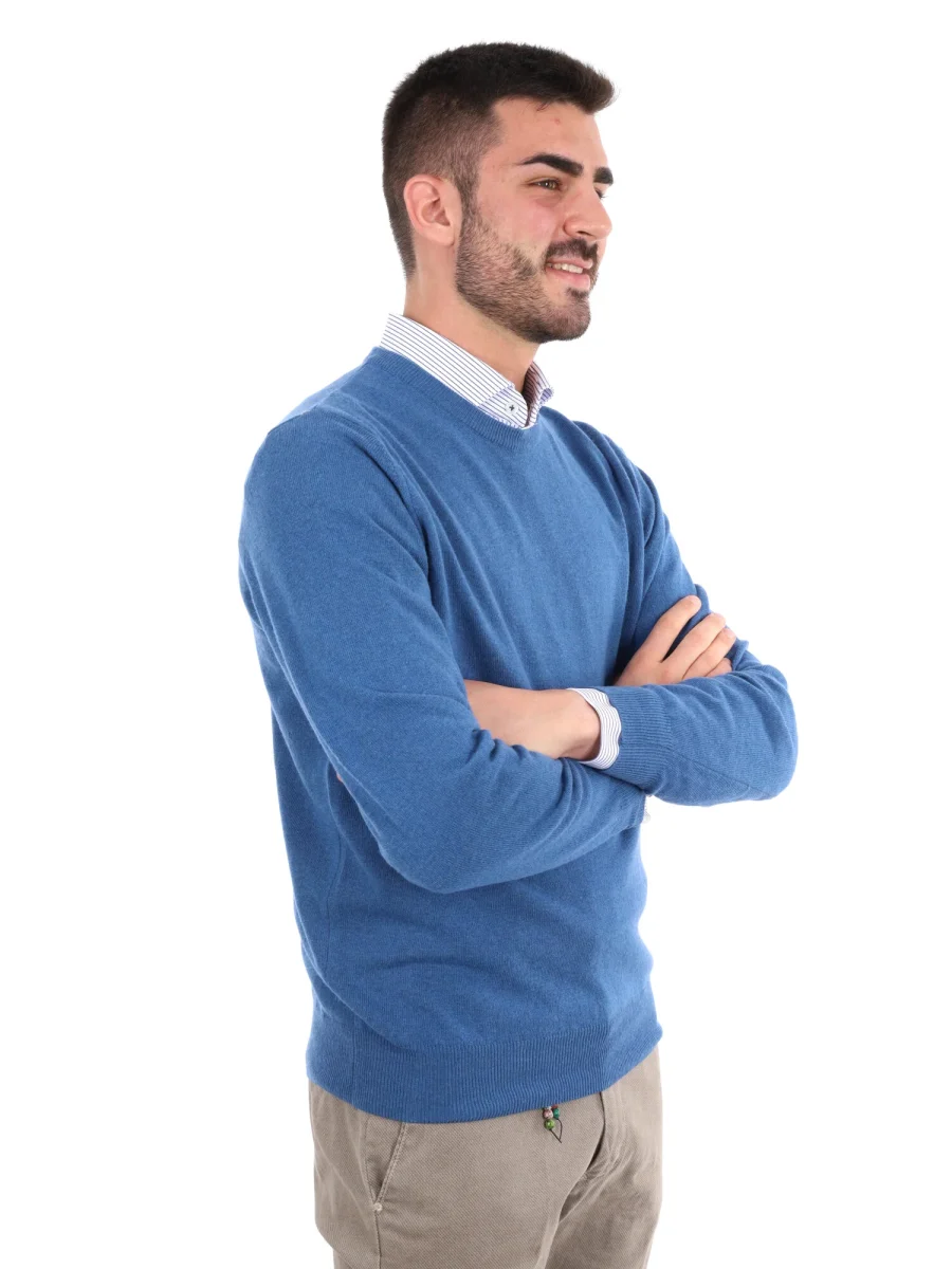 MAGLIA GIROCOLLO FB DA UOMO AVIO - immagine 9