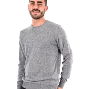 MAGLIA GIROCOLLO FB DA UOMO GRIGIO