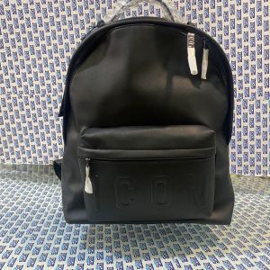 ZAINO IN ECOPELLE CON LOGO IN RILIEVO ICON